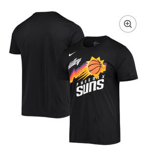 Nike Phoenix Suns The Valley Shirt Mens L Black NBA Basketball Dri Fit Tee